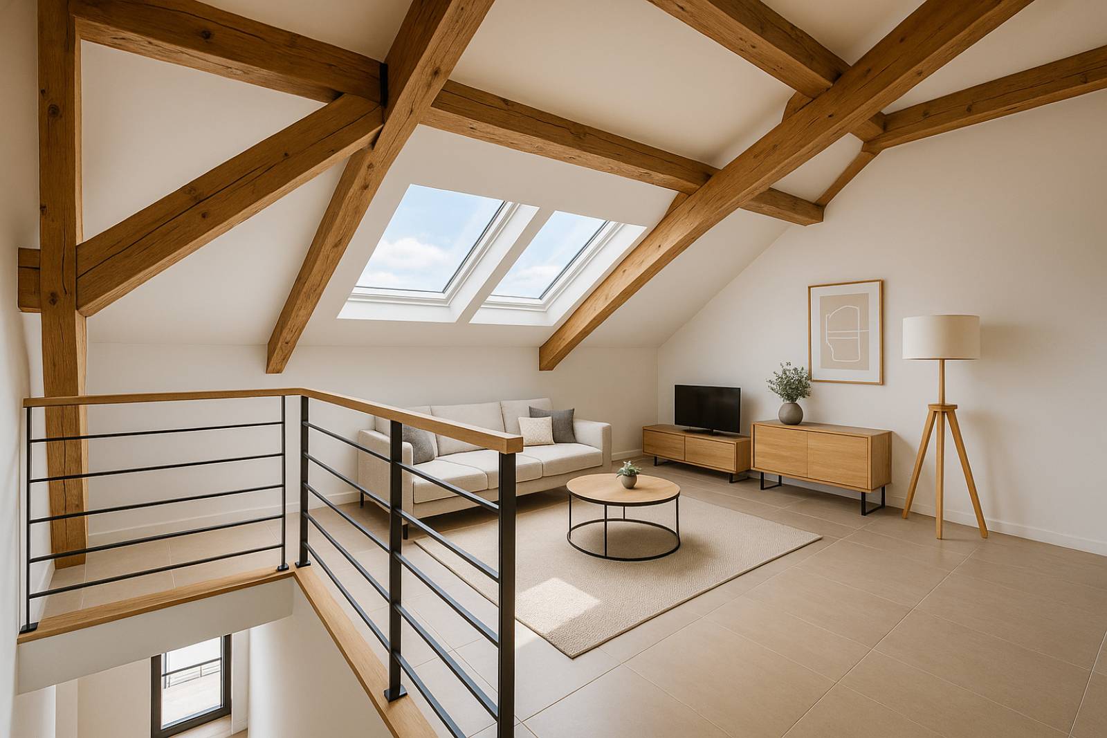 Aménagement des combles d'une maison à Ecully à côté de Lyon