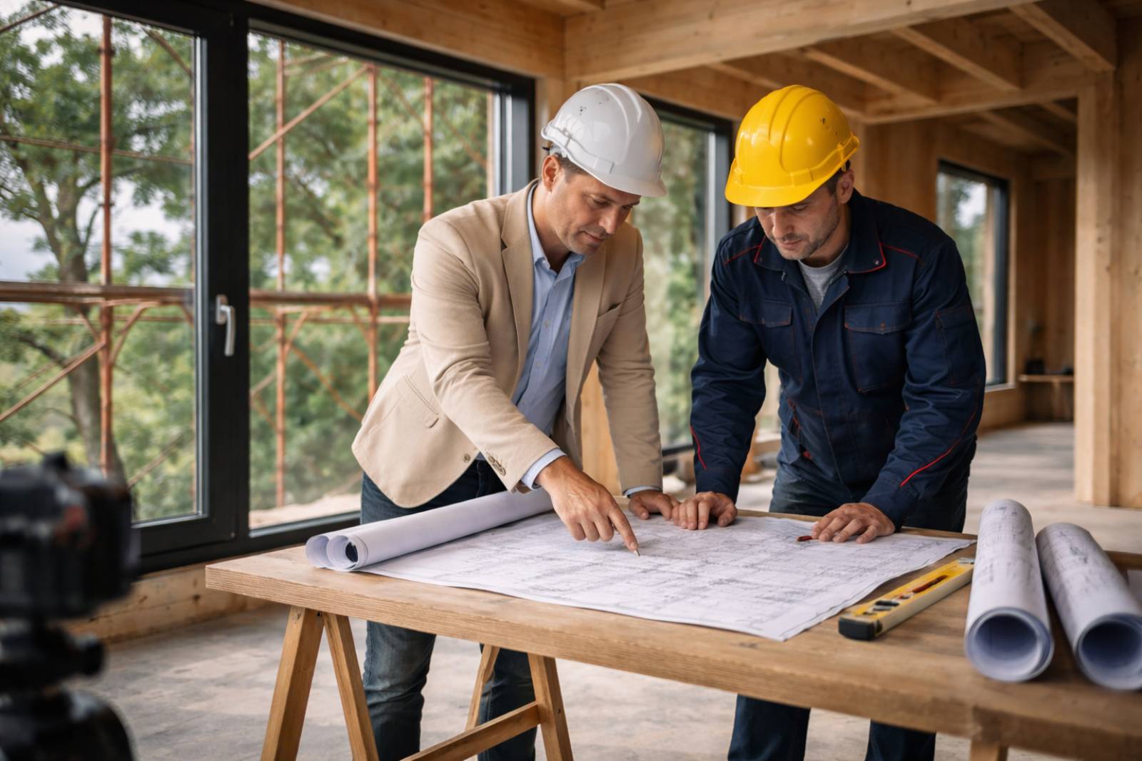Devis et construction d'une maison d'architecte de plain-pied Courchevel proche Chambéry Savoie