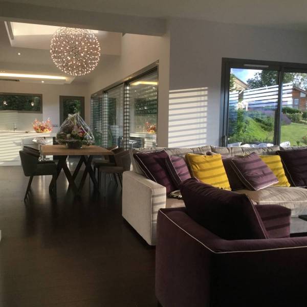 Rénovation et décoration d'une villa sur les bords du lac Léman