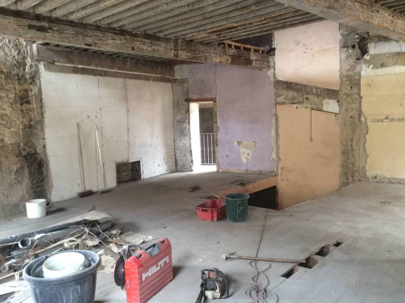 Rénovation d'une maison ancienne à Saint Fortunat à Saint-Didier au Mont d'Or