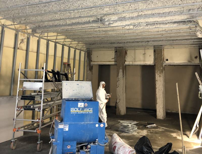 Rénovation lourde d'un local commercial pilotée par notre maitre d'oeuvre