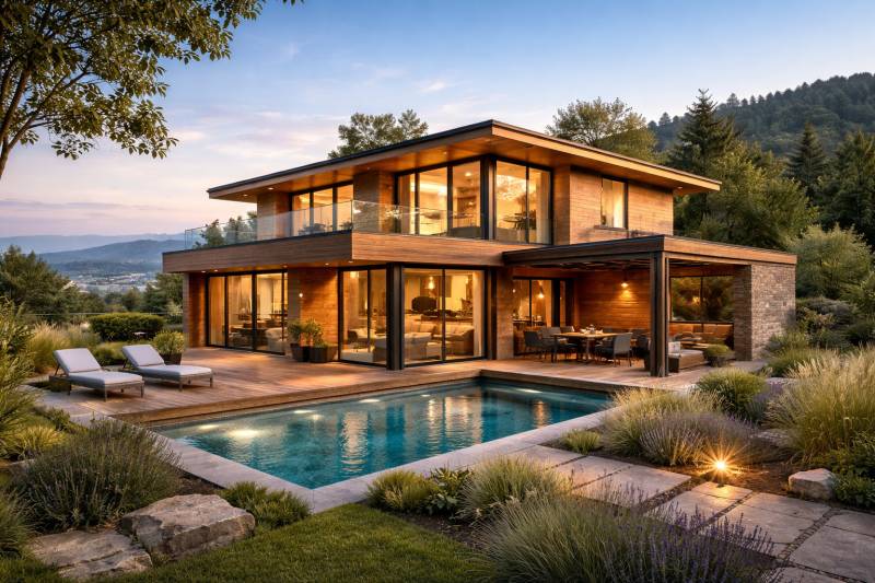 Maitre d'oeuvre à Lyon expert en construction de maison bois en région Rhône-Alpes