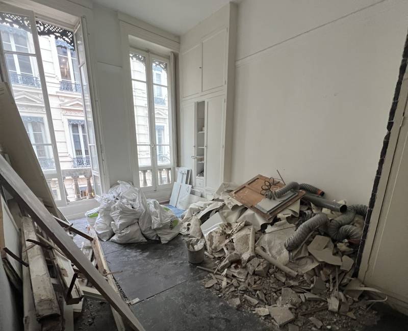 Rénovation lourde d'un appartement à Lyon