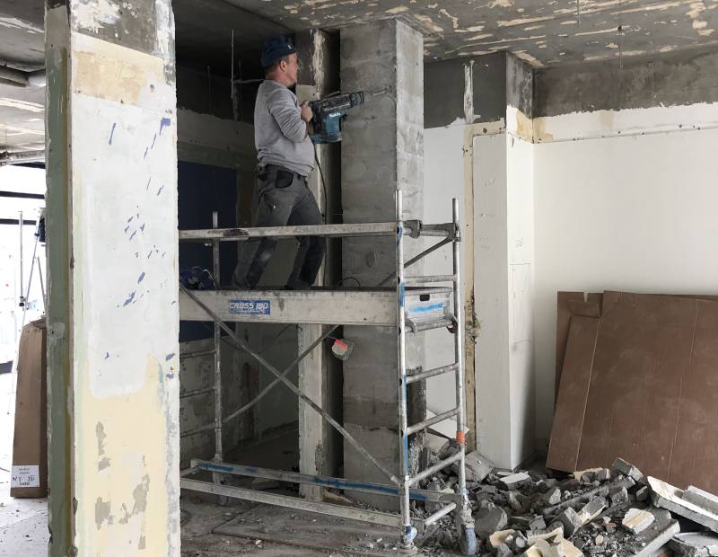 Réhabilitation complète d'un local professionnel à Lyon 7